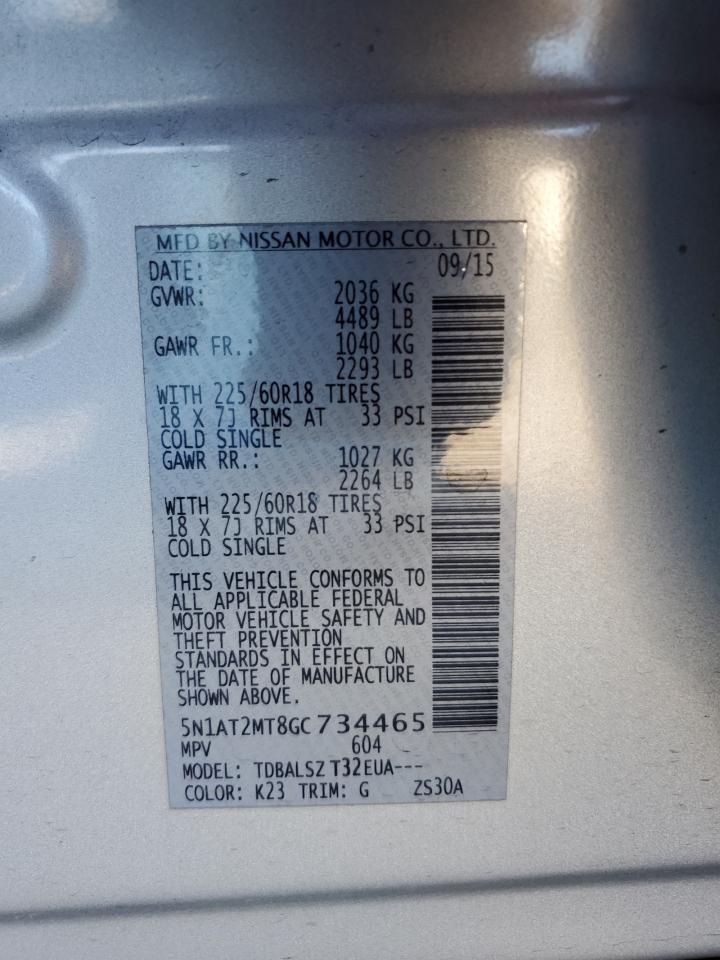 2016 Nissan Rogue - Image 14