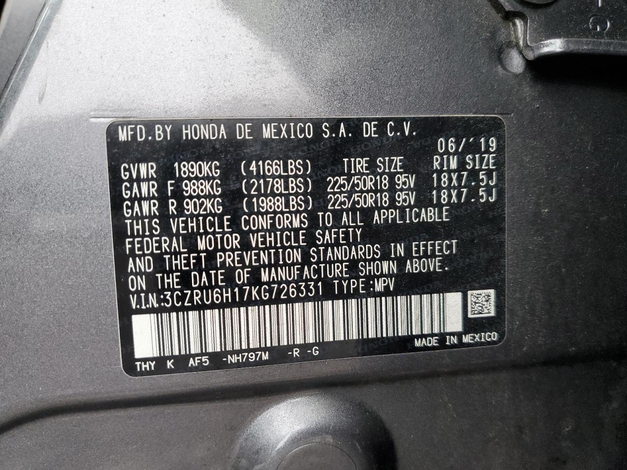 2019 Honda HR-V - Image 14