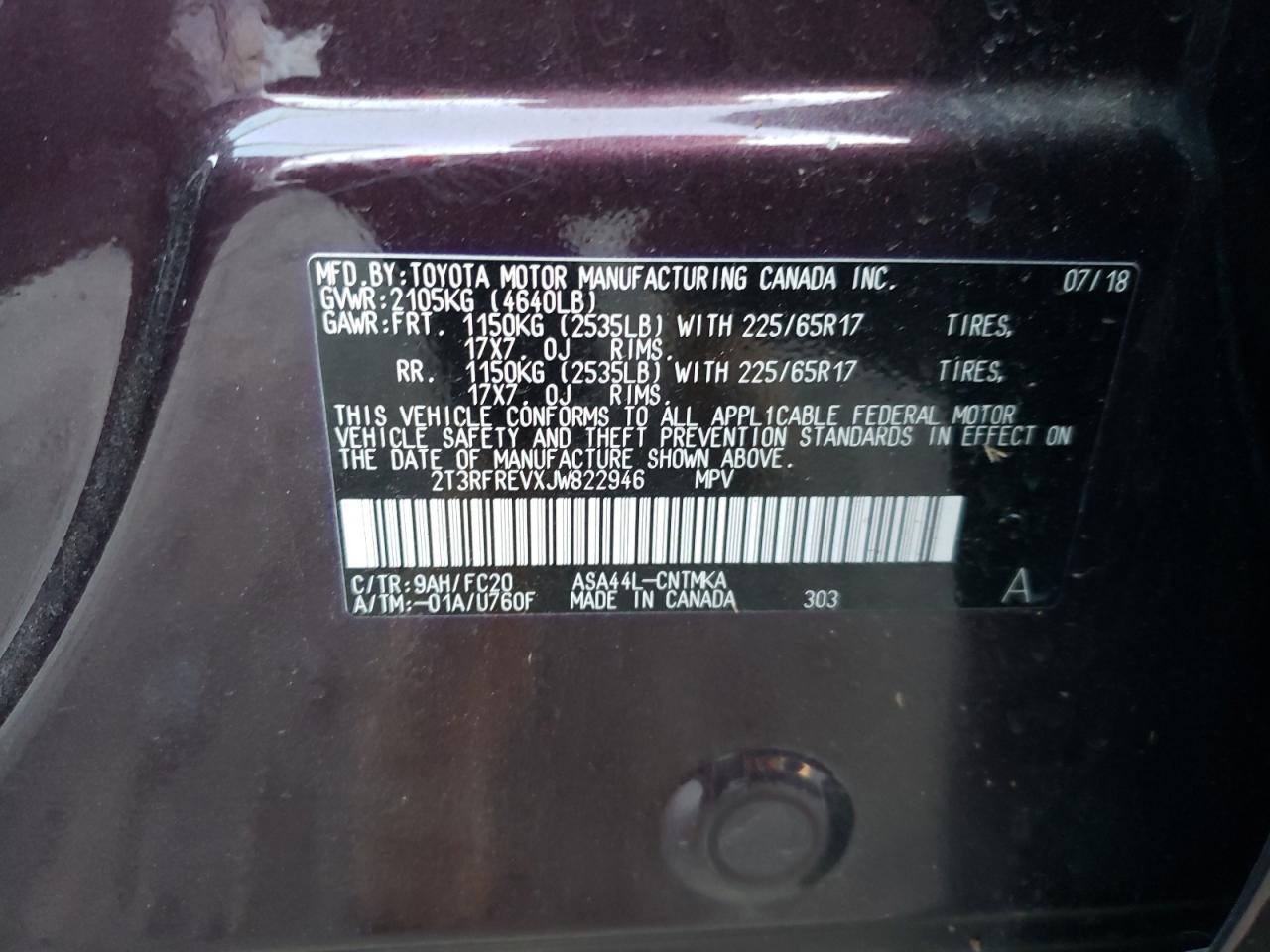 2018 Toyota RAV 4 - Image 14