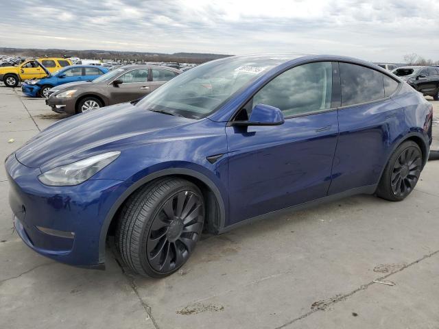  TESLA MODEL Y 2022 Синий