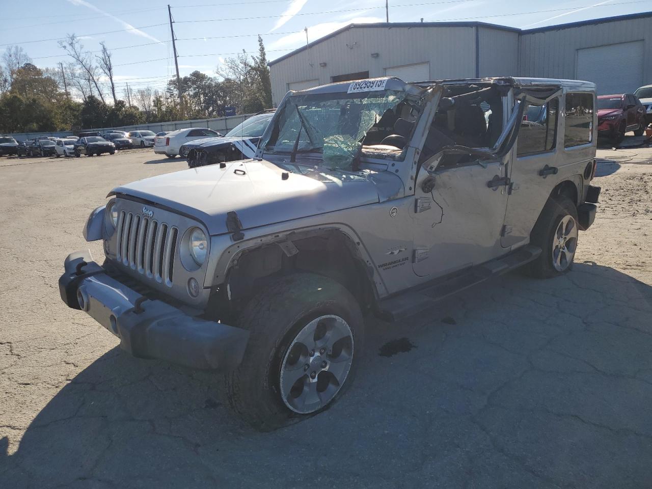 2016 Jeep Wrangler Unlimited Sahara zu verkaufen in Savannah, GA - Rollover