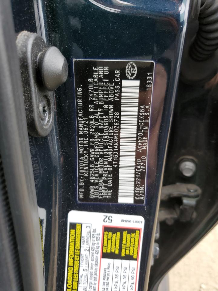 2021 Toyota Camry - Image 12