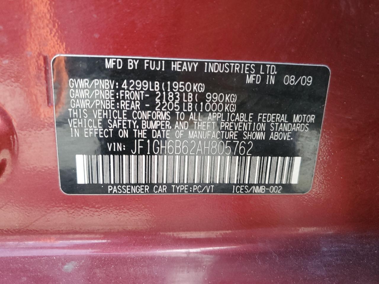 2010 Subaru Impreza - Image 13