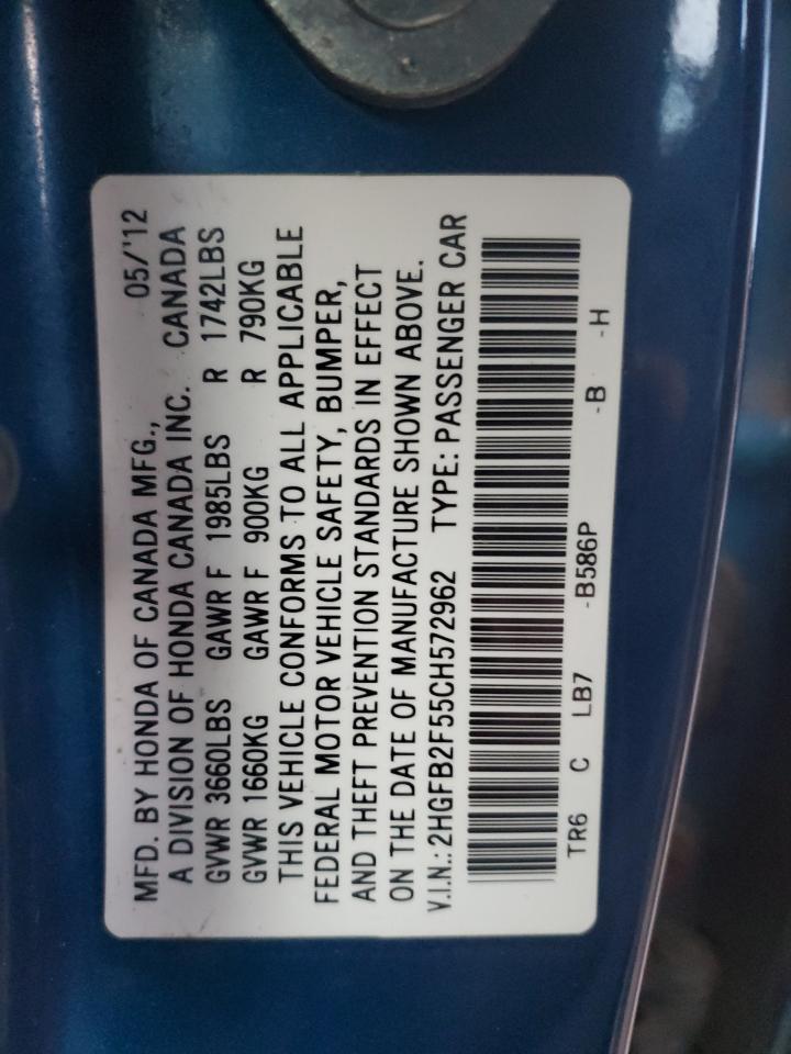 2012 Honda Civic - Image 12