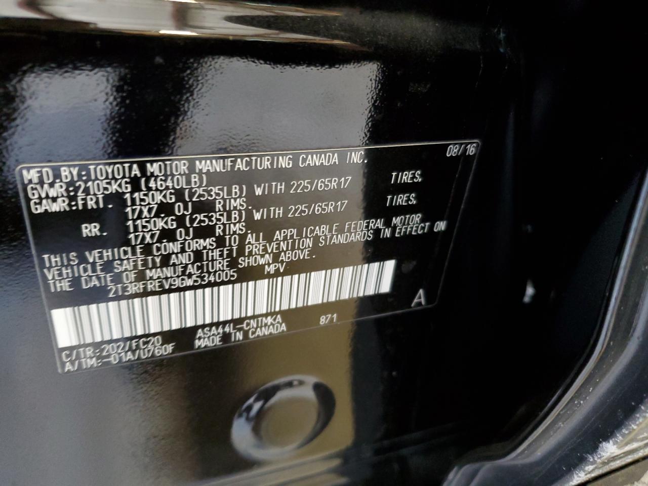 2016 Toyota RAV 4 - Image 13