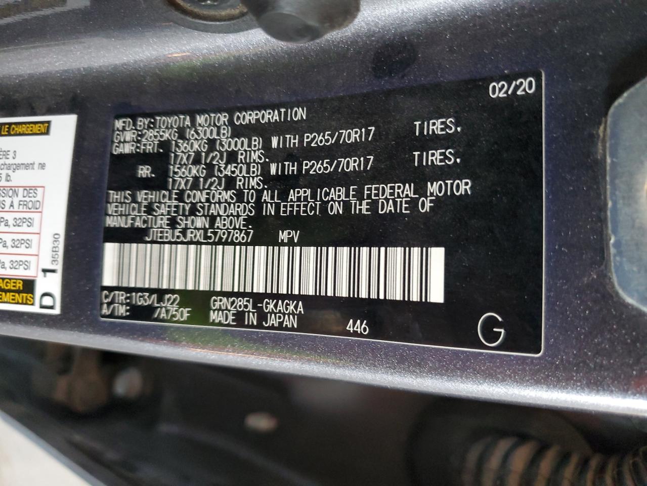 2020 Toyota 4Runner - Image 12