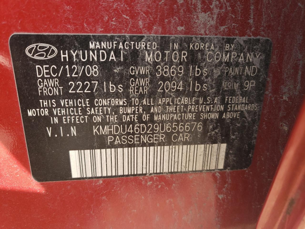 2009 Hyundai Elantra - Image 14