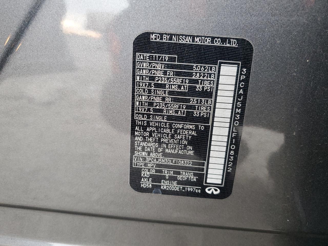 2020 Infiniti QX50 - Image 13