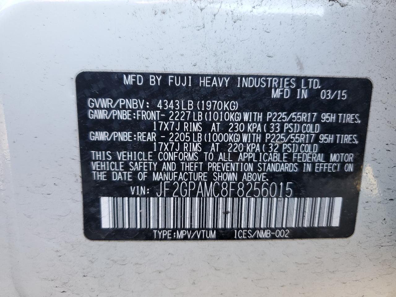 2015 Subaru XV - Image 15