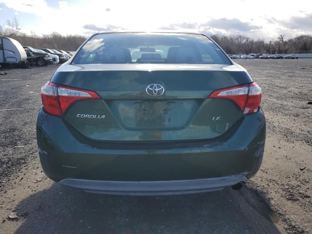  TOYOTA COROLLA 2014 Green