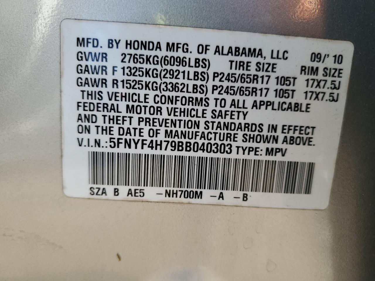 2011 Honda Pilot - Image 13