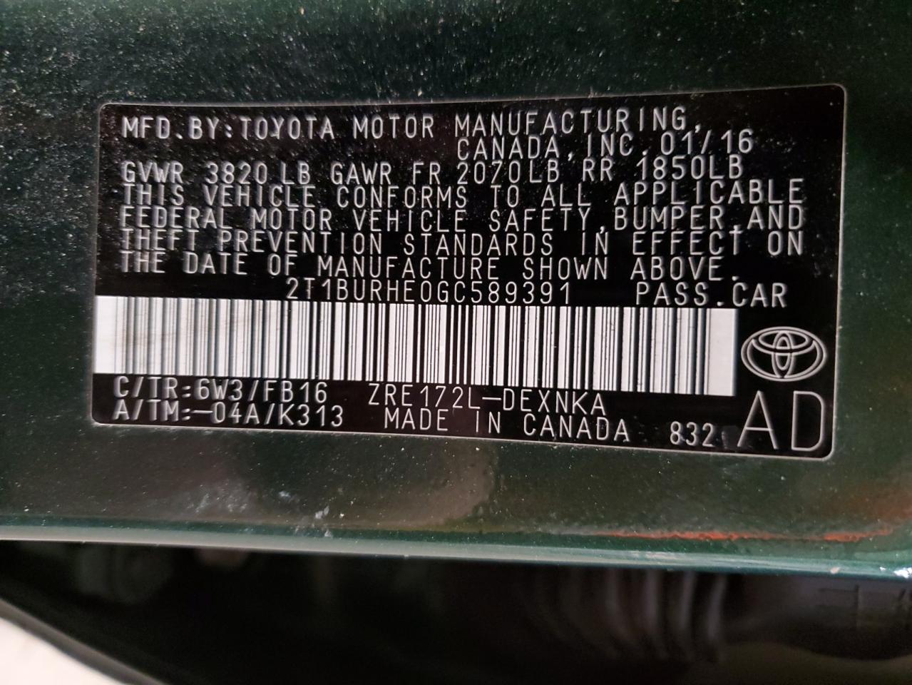 2016 Toyota Corolla - Image 13