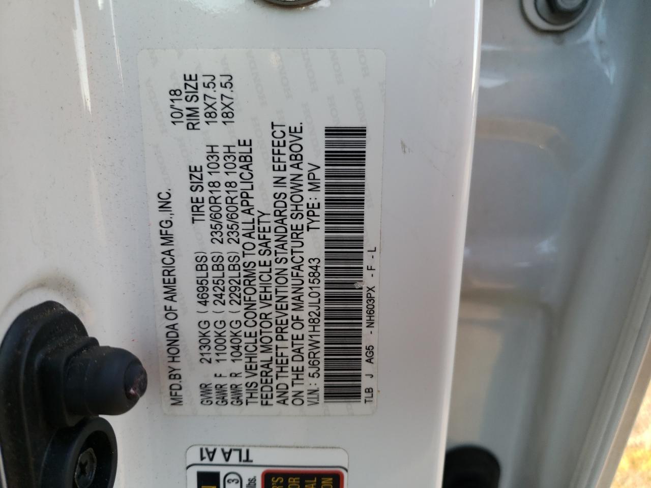 2018 Honda CR-V - Image 14