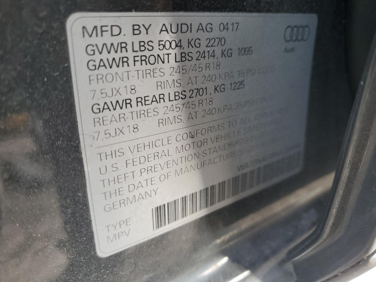 2017 Audi A4 - Image 12