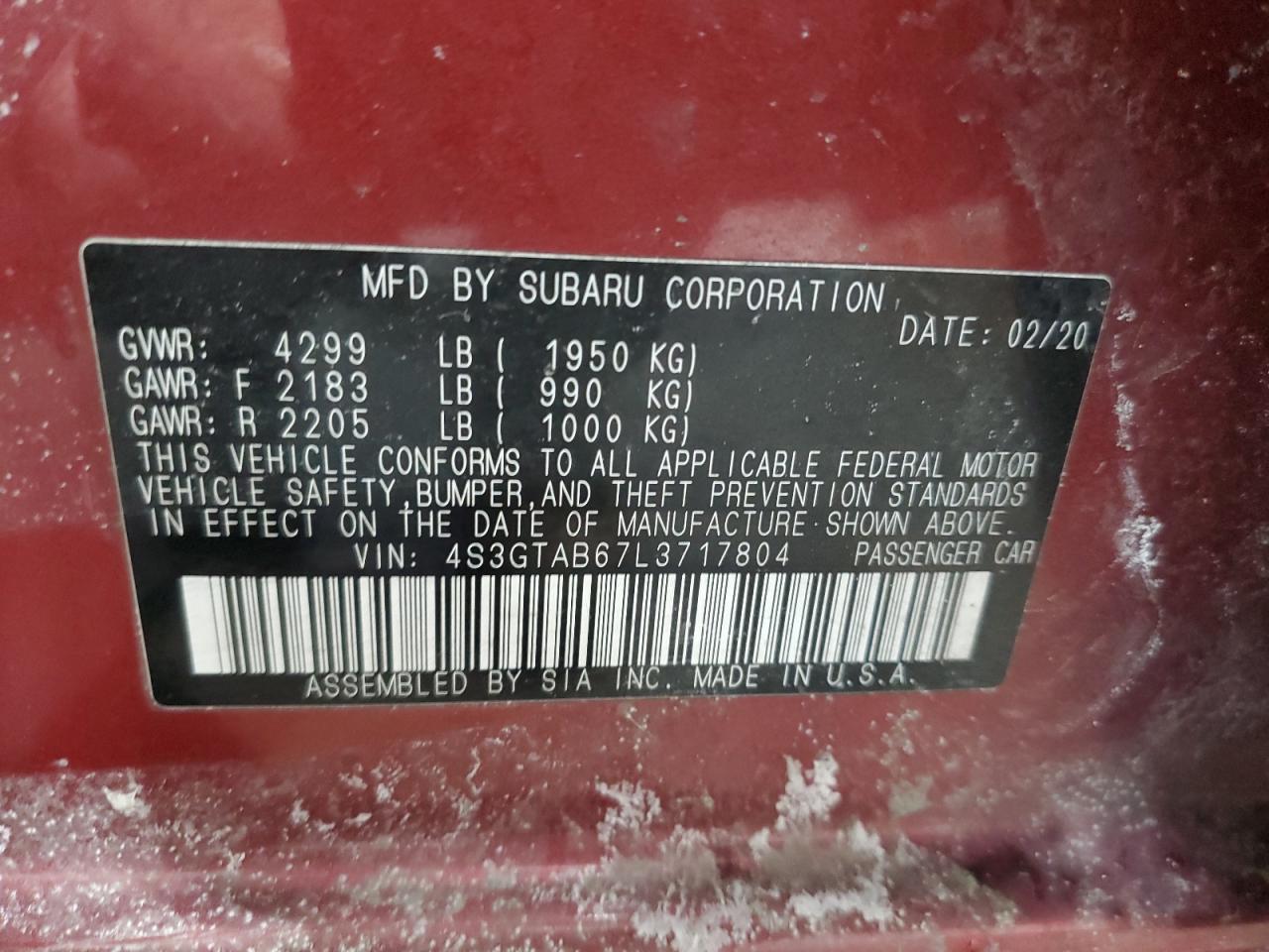 2020 Subaru Impreza - Image 13