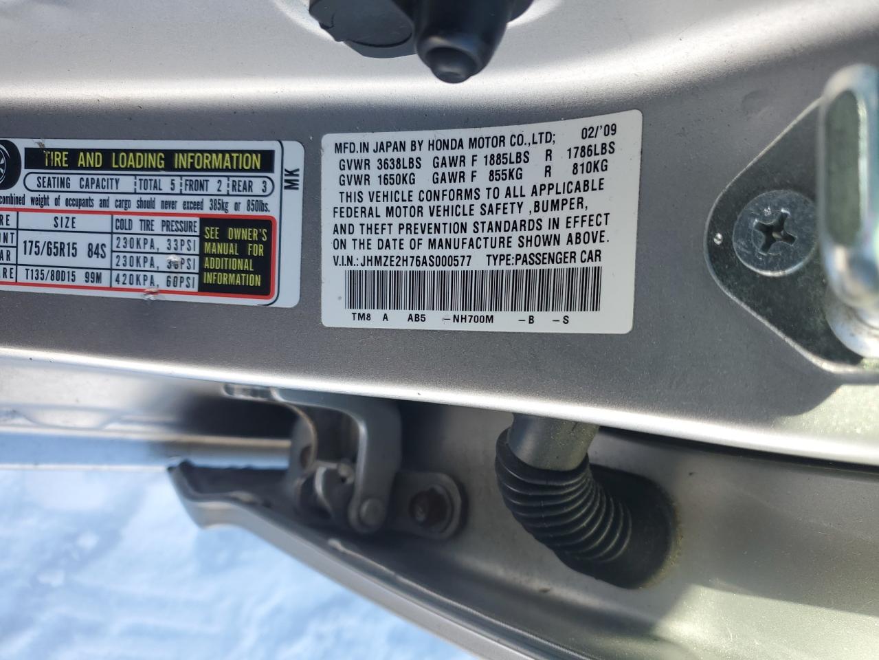 2010 Honda Insight - Image 12