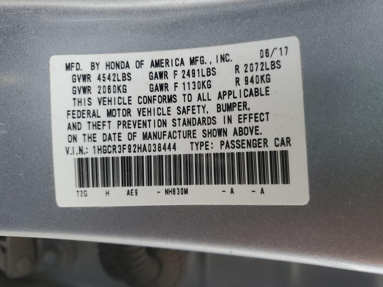 2017 Honda Accord - Image 15