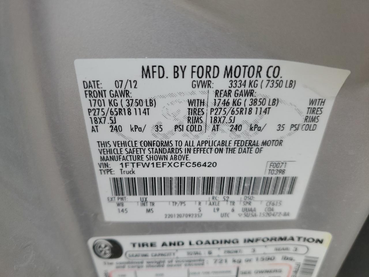 2012 Ford F-150 - Image 12