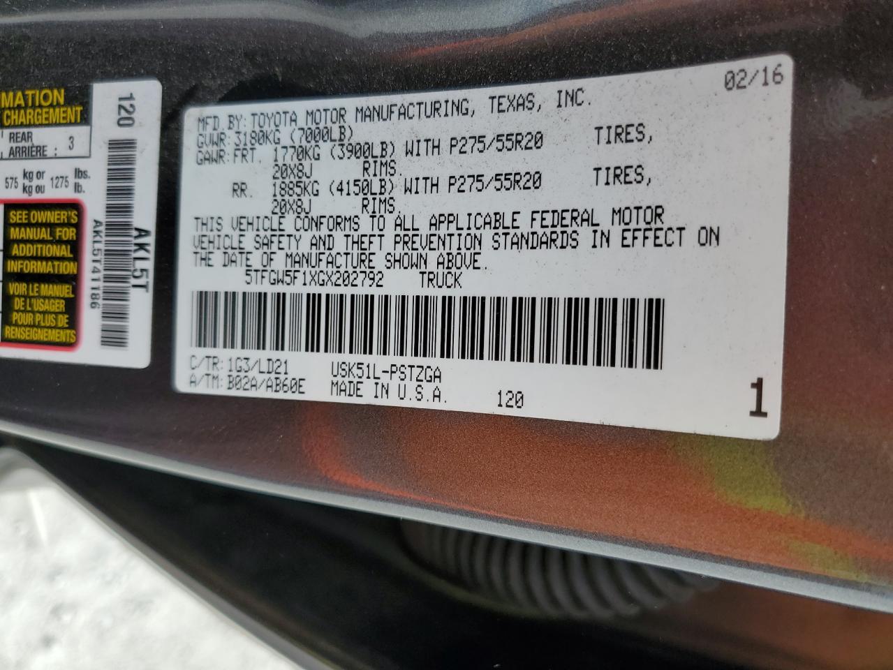 2016 Toyota Tundra - Image 13