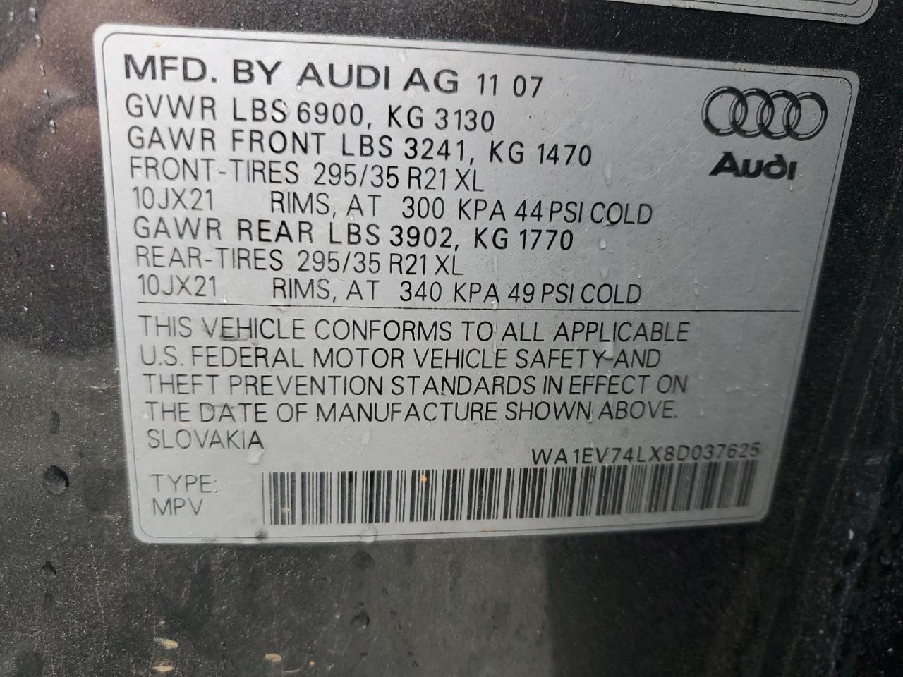 2008 Audi Q7 - Image 13