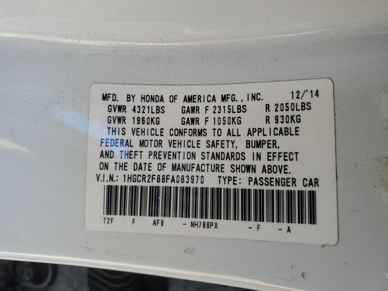 2015 Honda Accord - Image 13