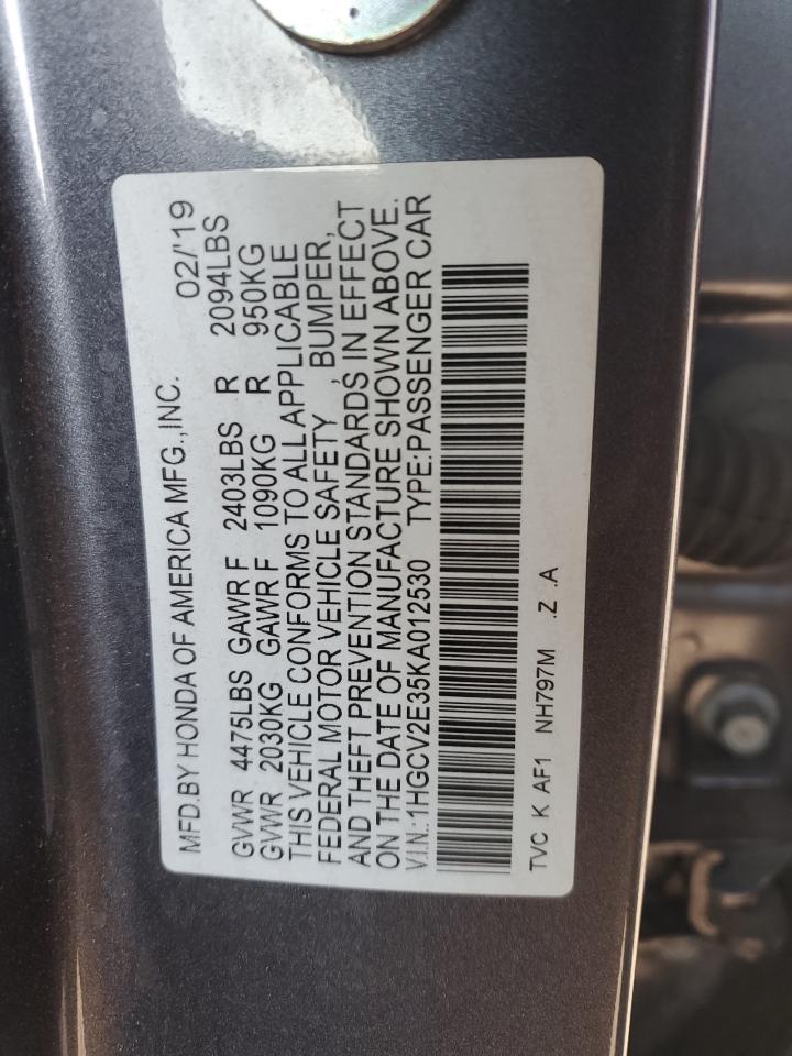 2019 Honda Accord - Image 12