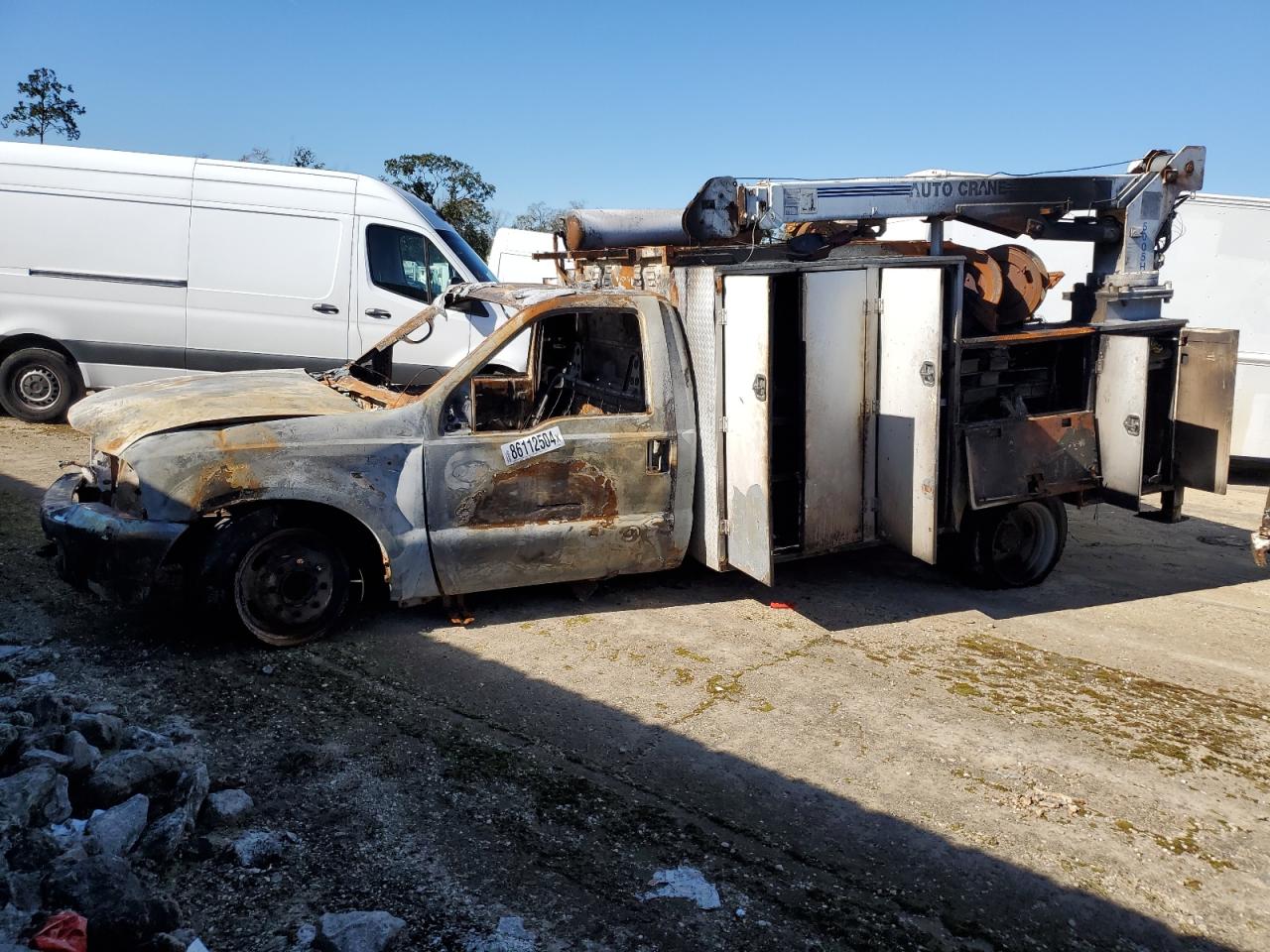 1999 Ford F550 Super Duty na sprzedaż w Midway, FL - Burn