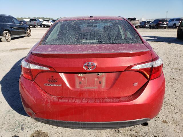  TOYOTA COROLLA 2015 Red