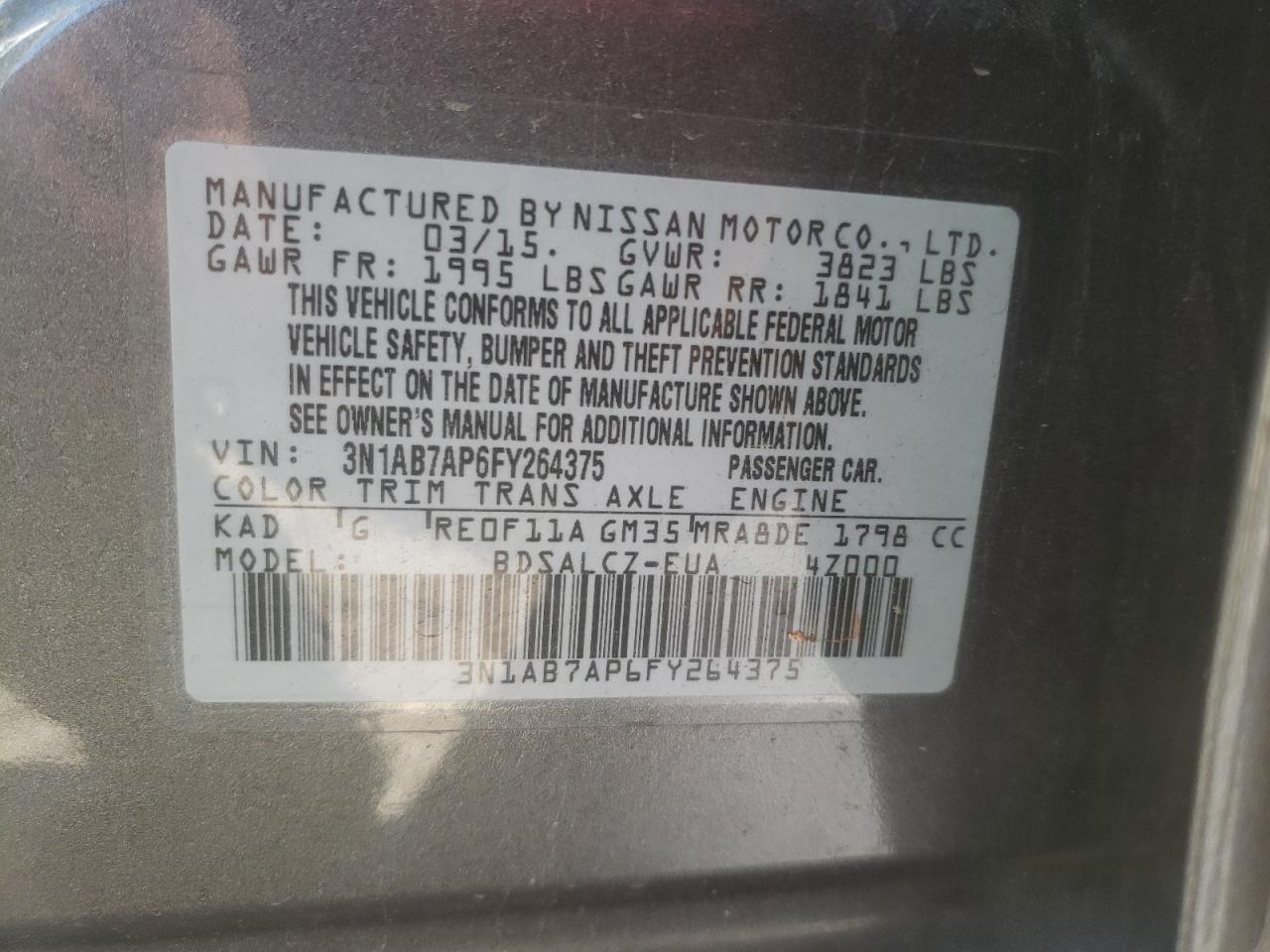 2015 Nissan Sentra - Image 12