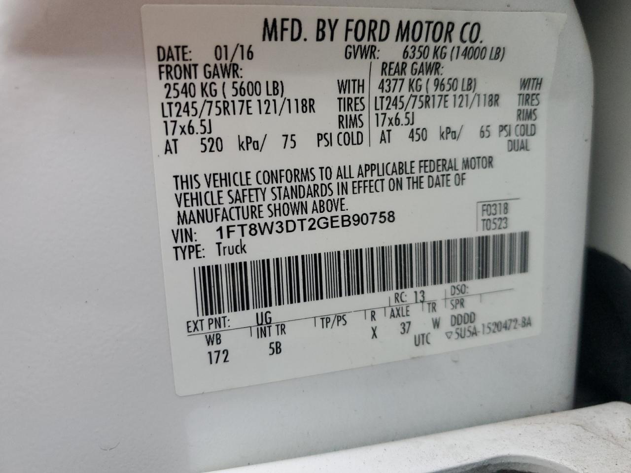 2016 Ford F350 - Image 14