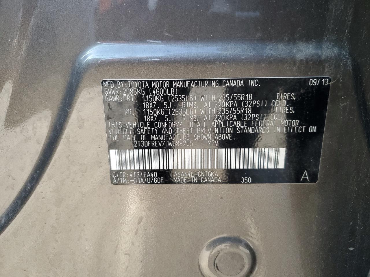 2013 Toyota RAV 4 - Image 13