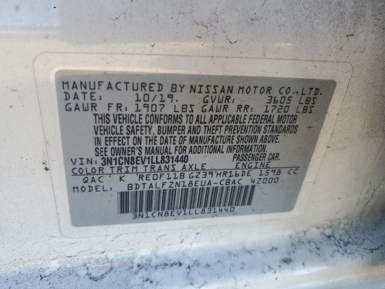 2020 Nissan Versa - Image 12