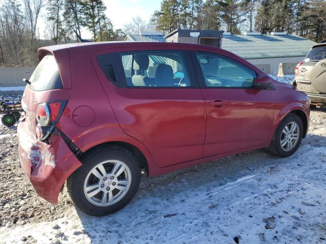  CHEVROLET SONIC 2012 Czerwony
