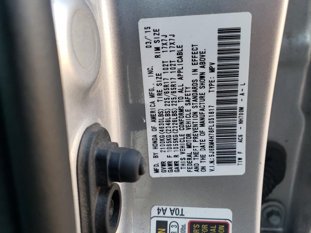 2015 Honda CR-V - Image 13