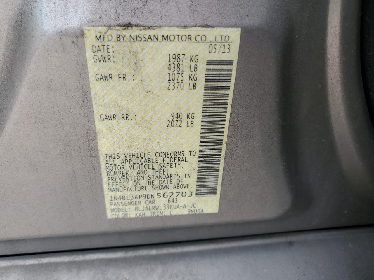 2013 Nissan Altima - Image 12