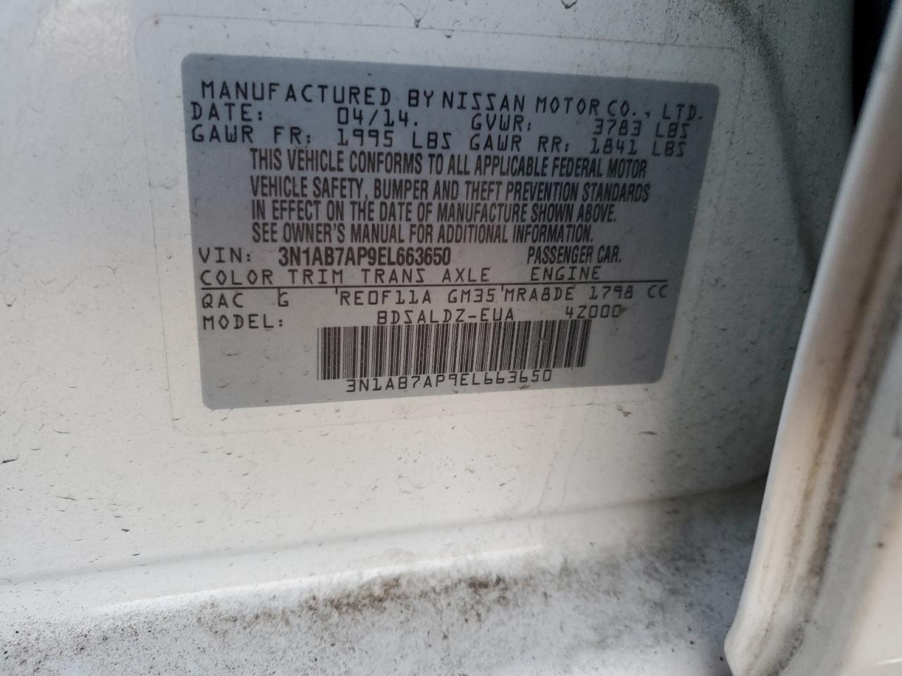 2014 Nissan Sentra - Image 15