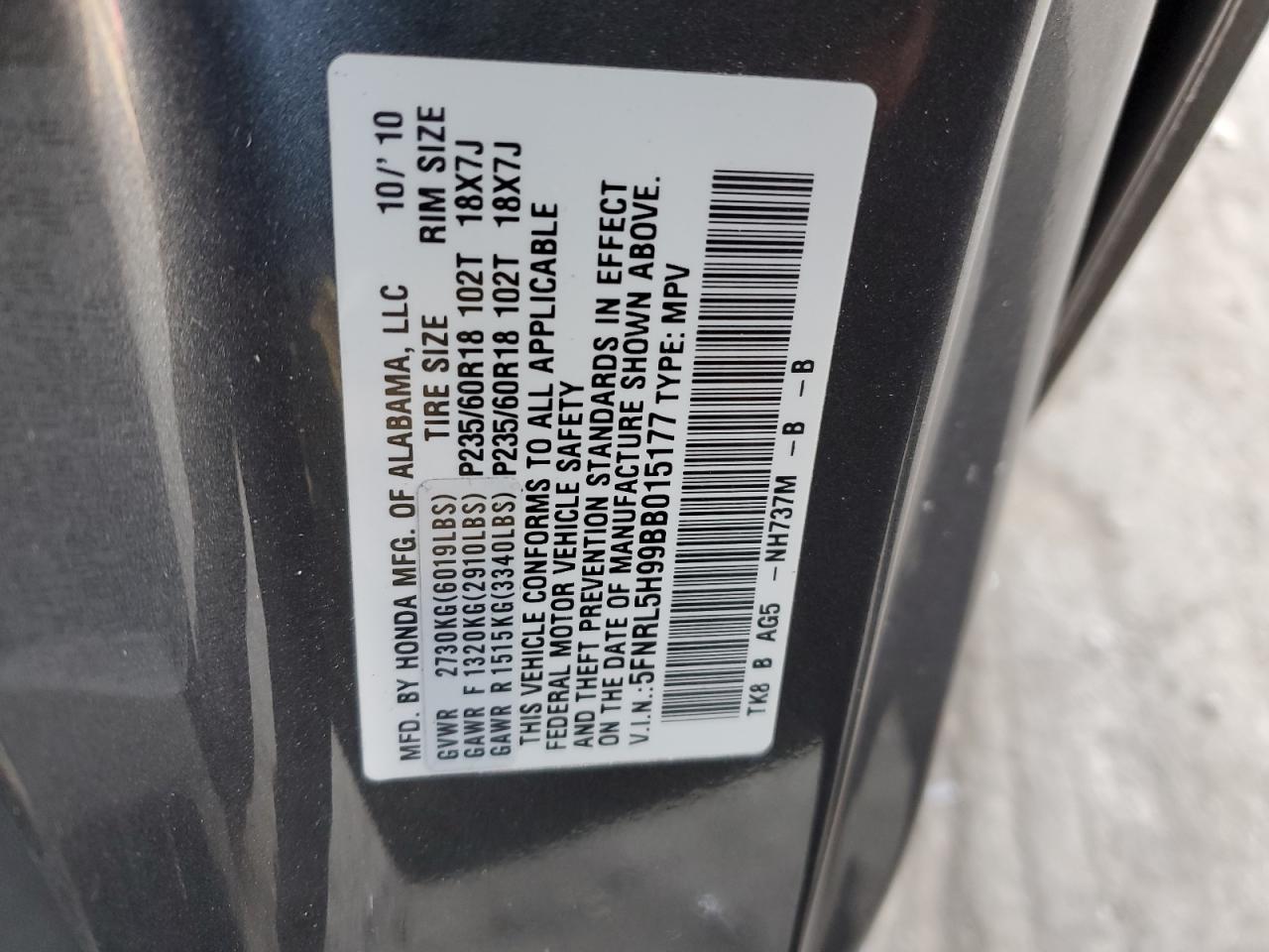 2011 Honda Odyssey - Image 13