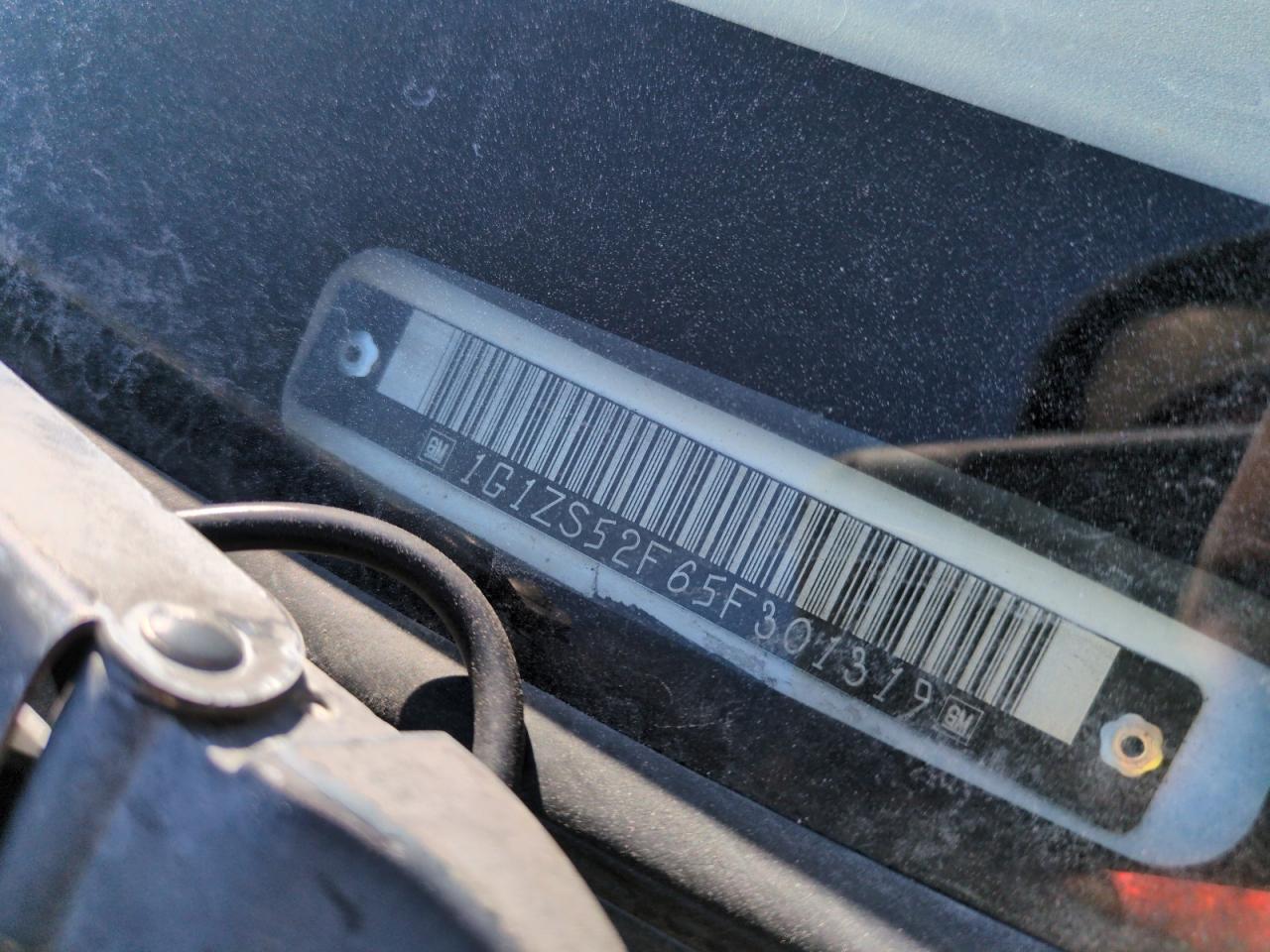 2005 Chevrolet Malibu VIN: 1G1ZS52F65F301319 Lot: 43219425