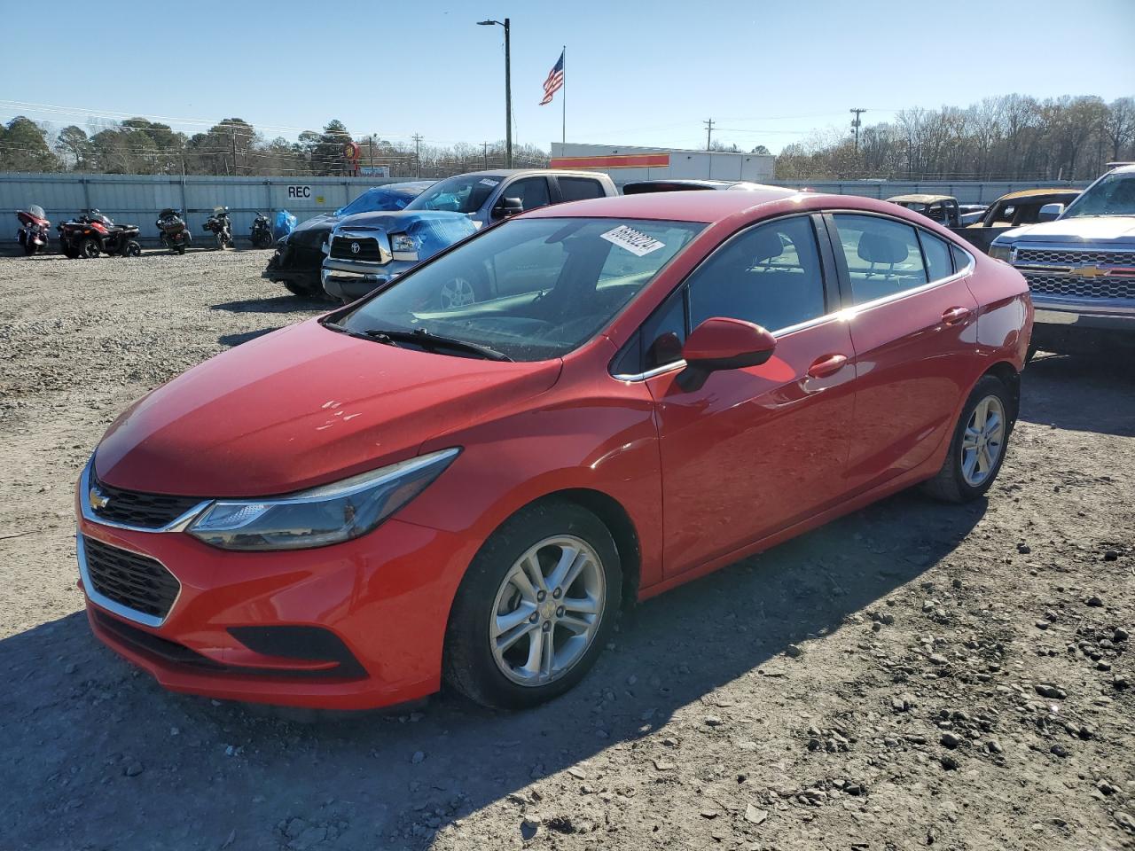 2018 Chevrolet Cruze Lt للبيع في Montgomery، AL - Rear End