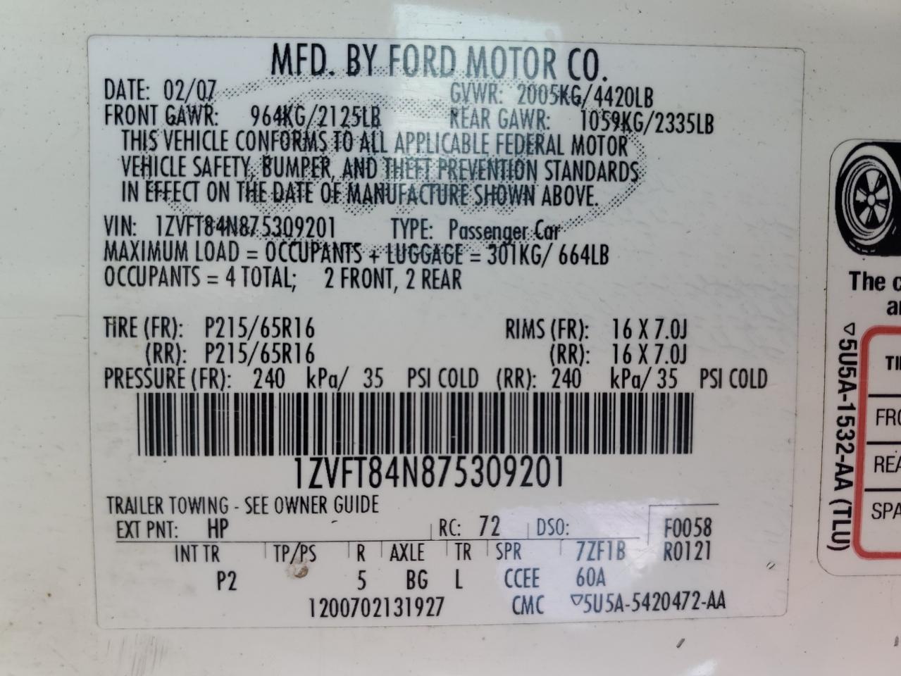 2007 Ford Mustang - Image 12