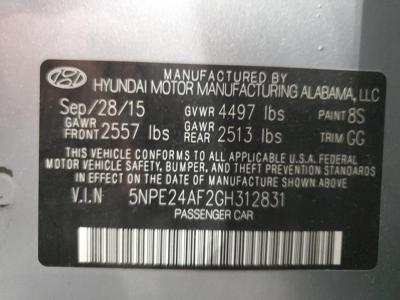 2016 Hyundai Sonata - Image 14