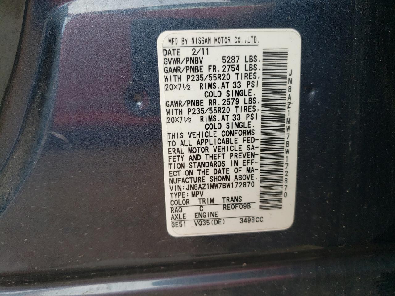 2011 Nissan Murano - Image 12