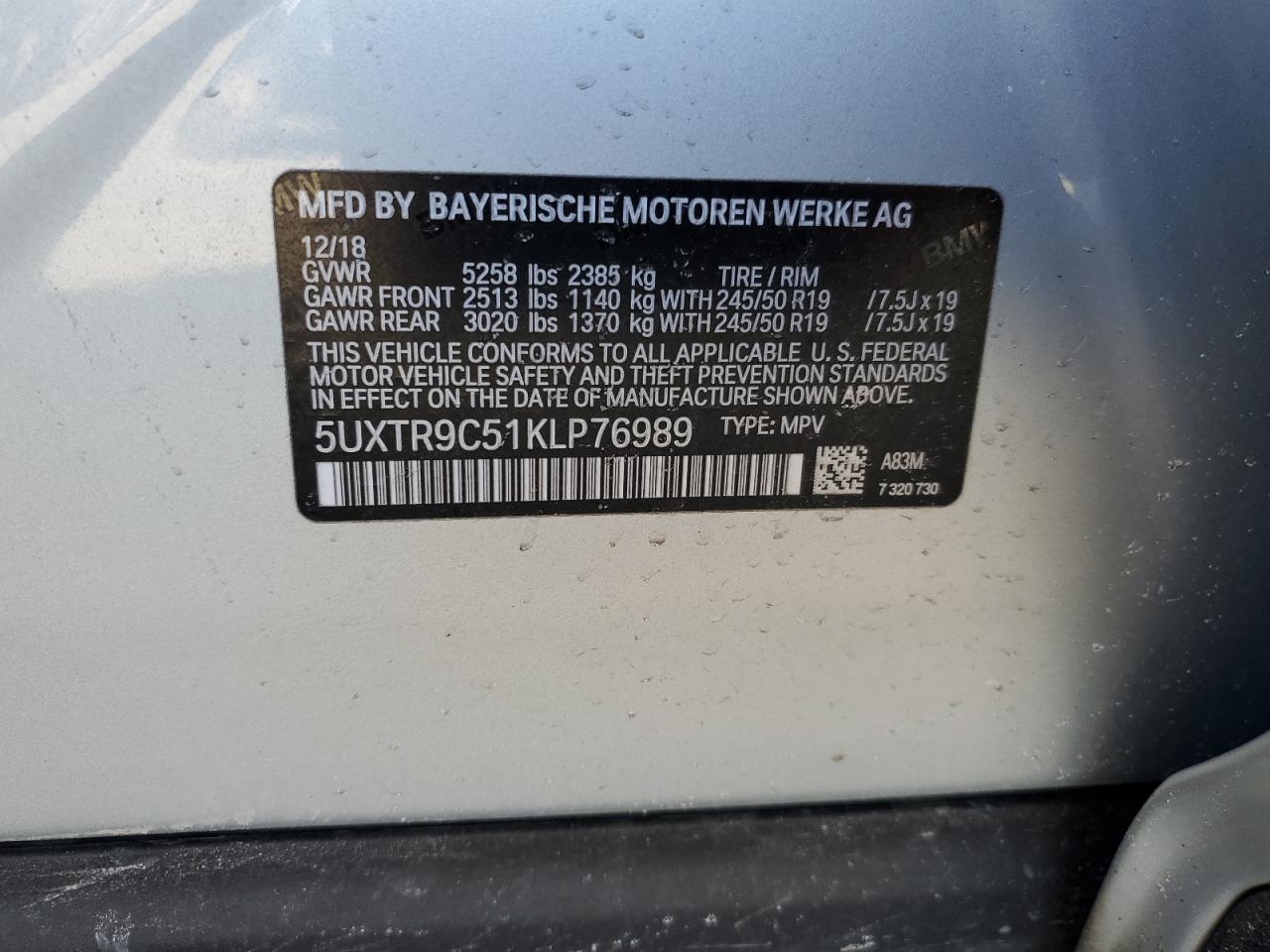 2019 BMW X3 - Image 13