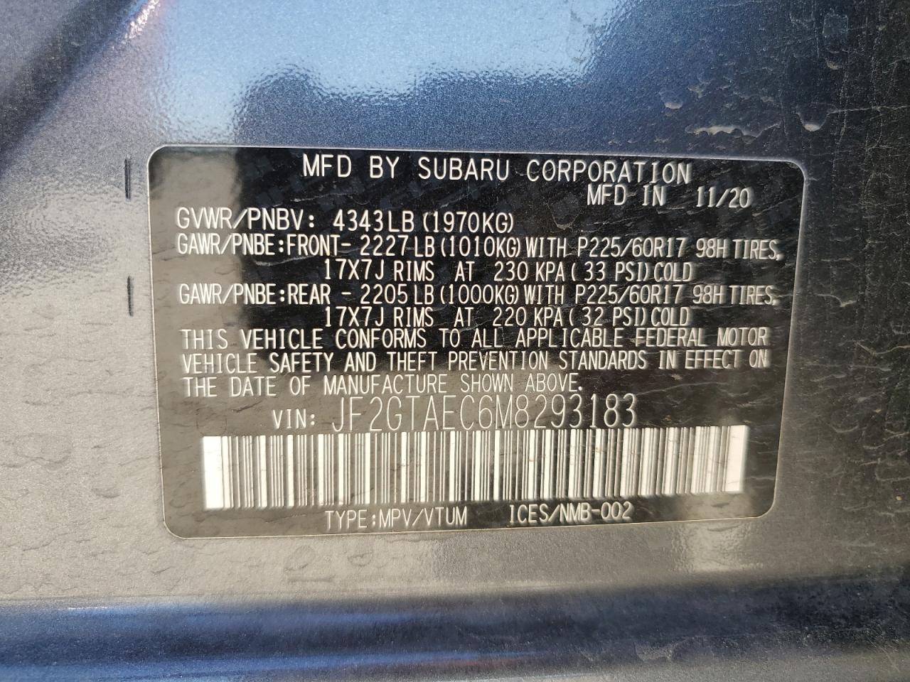 2021 Subaru XV - Image 13