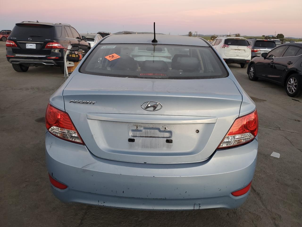 VIN KMHCT4AE2EU625498 2014 HYUNDAI ACCENT no.6