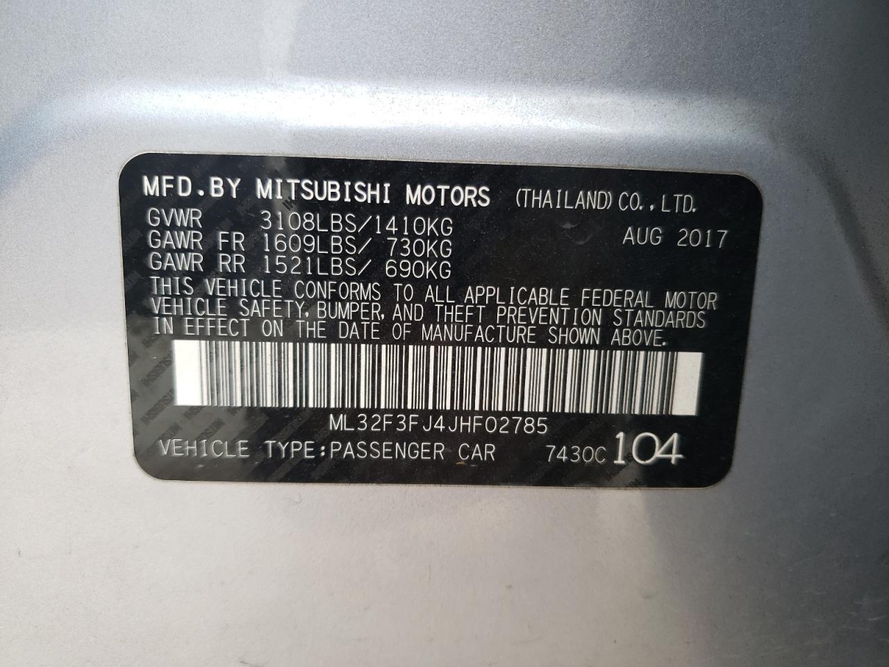 2018 Mitsubishi Mirage - Image 12