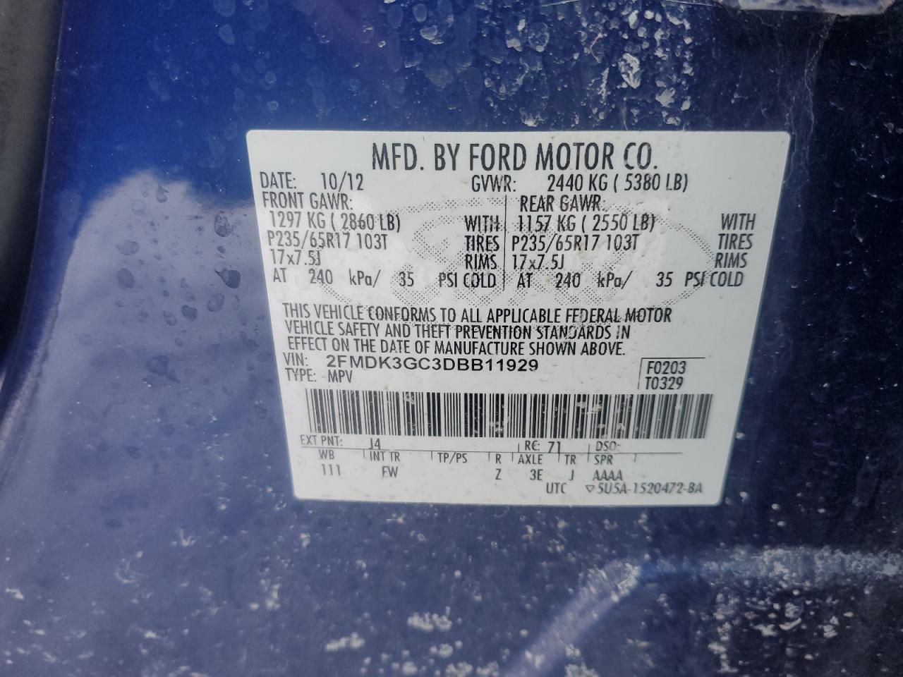 2013 Ford Edge - Image 13