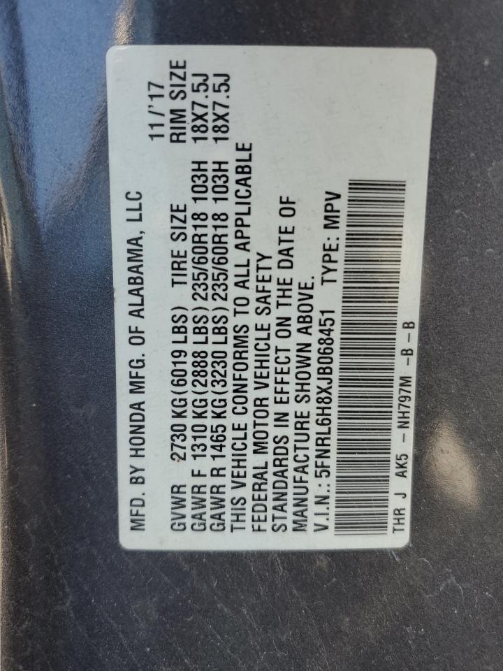 2018 Honda Odyssey - Image 12