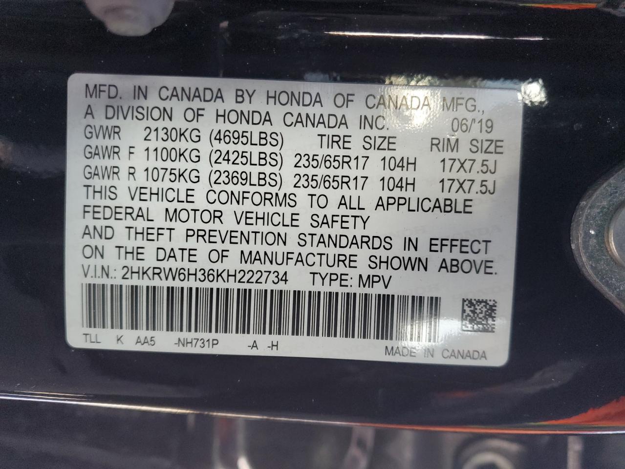 2019 Honda CR-V - Image 13