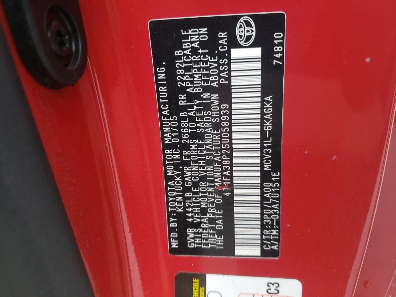 2005 Toyota Camry Solara - Image 14